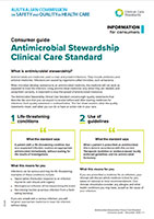 ACSQHC Antimicrobial Stewardship Clinical Care Standard
