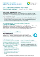 ACSQHC Venous Thromboembolism Prevention Consumer Fact Sheet